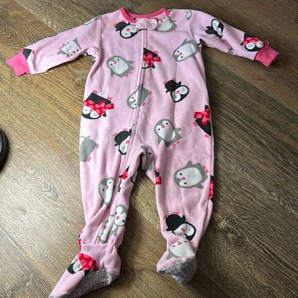 Just one You by Carter’s Girls 12 Month Footed Sleeper - Picture 1 of 7